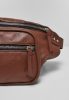 URBAN CLASSICS IMITATION LEATHER SHOULDER BAG BROWN