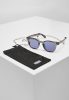 URBAN CLASSICS SUNGLASSES ITALY WITH CHAIN GREY/SILVER/SILVER