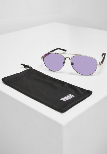 URBAN CLASSICS SUNGLASSES MUMBO MIRROR UC SILVER/PURPLE