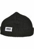 URBAN CLASSICS RECYCLED YARN FISHERMAN BEANIE BLACK