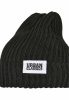 URBAN CLASSICS RECYCLED YARN FISHERMAN BEANIE BLACK