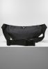 URBAN CLASSICS RECYCLED RIBSTOP DOUBLE ZIP SHOULDER BAG BLACK