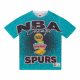 MITCHELL & NESS SAN ANTONIO SPURS NBA CHAMP CITY SUBLIMATED SS TEE MULTI/WHITE