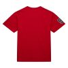 Mitchell & Ness NBA Premium Nickname Ss Tee Vintage Logo Chicago Bulls  Dennis Rodman Red XL