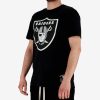 MITCHELL & NESS NFL OAKLAND RAIDERS NFL TEAM LOGO TEE BLACK