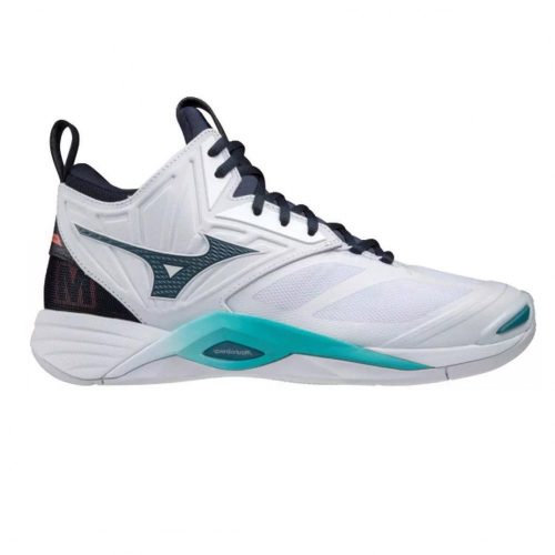 MIZUNO WAVE MOMENTUM 2 MID WHITE / LEGION BLUE / CERAMIC