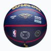 WILSON NBA PLAYER ICON OUTDOOR BSKT ZION NAVY/GOLD 7