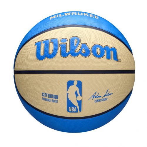 Wilson 2024 NBA Team City Edition Milwaukee Bucks Colorful