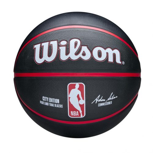 Wilson 2024 NBA Team City Edition Portland Trail Blazers Black/Red