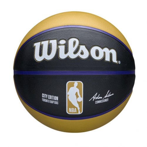 Wilson 2024 NBA Team City Edition Toronto Raptors Black/Yellow